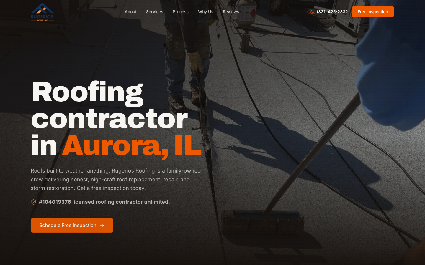 Rugerios Roofing: Plataforma Web & CMS Desacoplado
